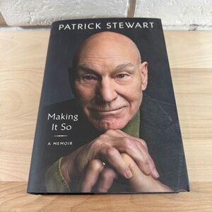 "Making is So" A Memoir by Patrick Stewart Hardcover EUC